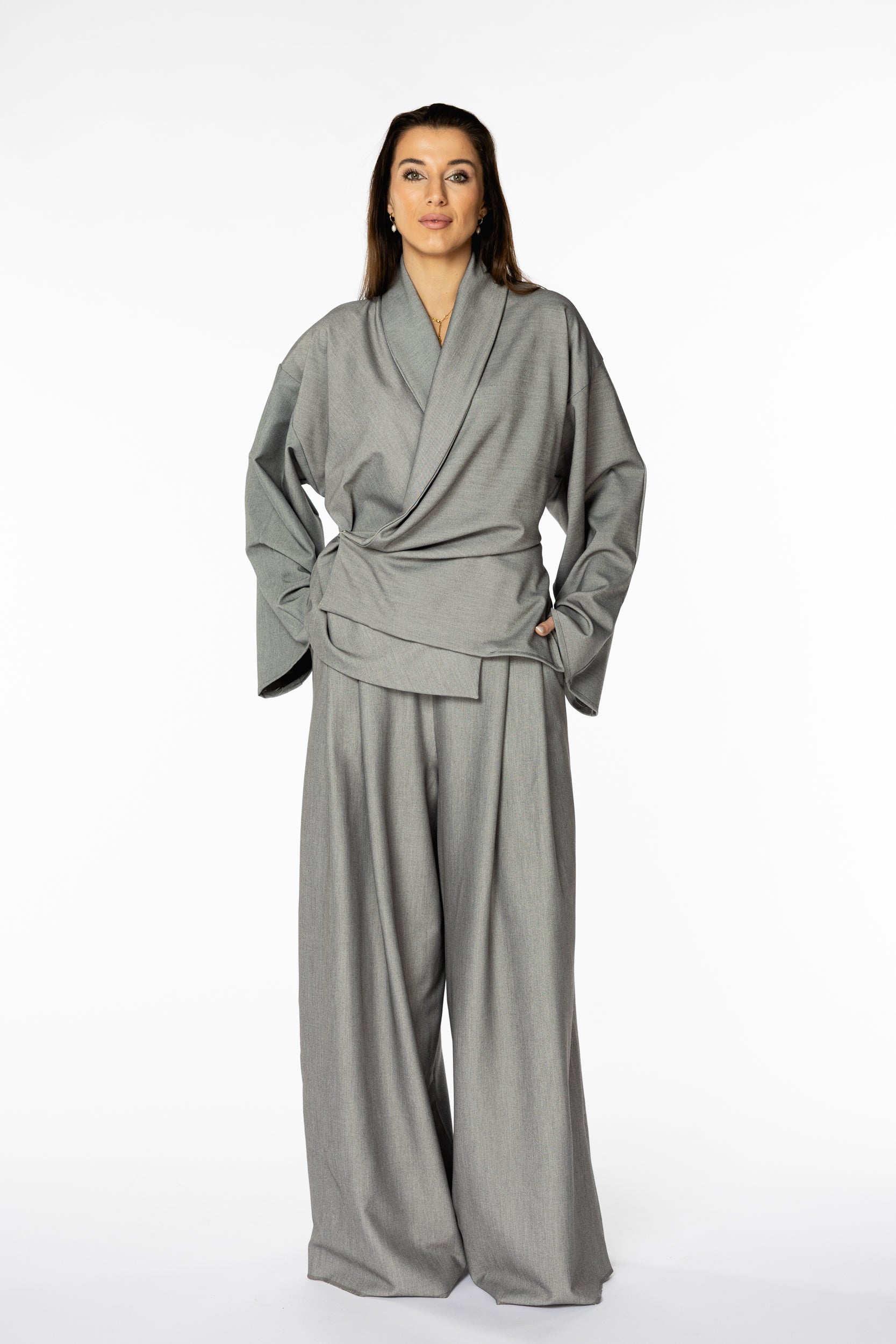 Asymetrické kimono sako JOLCA