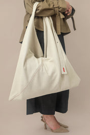 Veľký ľanový shopper bag s nastaviteľným ramienkom,